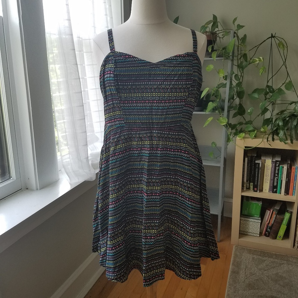 Torrid Bright Print Dress (2)